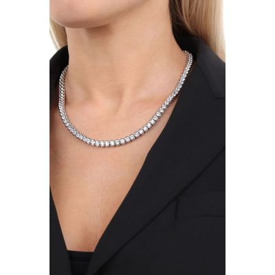 Joop! Collier Halskette Damen Tennisgliederung Zirkonia Silber 2038911