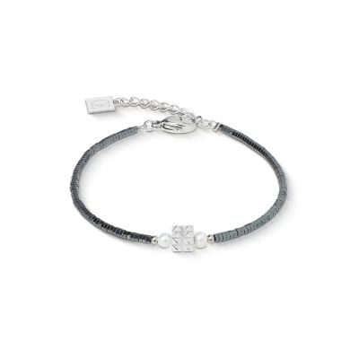 Coeur de Lion Armband Edge and Grace Anthrazit Edelstahl 1138/30-1224
