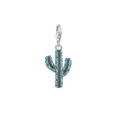 Thomas Sabo 1679-667-6 Charm-Anhänger Kaktus Türkis Sterling-Silber