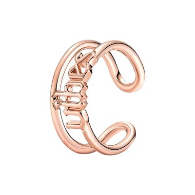 Pandora Me Offener Ring Damen Vibes 14k Rosé Vergoldet 181986