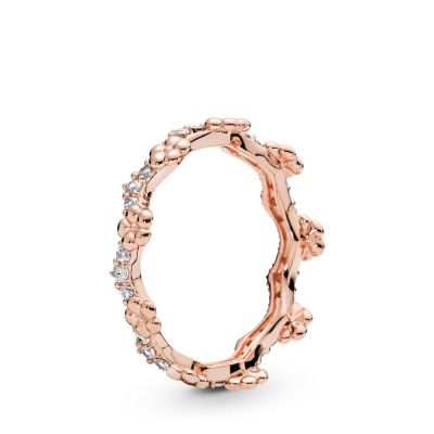 Pandora Ring Damen Flower Crown 14K Rosévergoldet 187924CZ Gr. 58