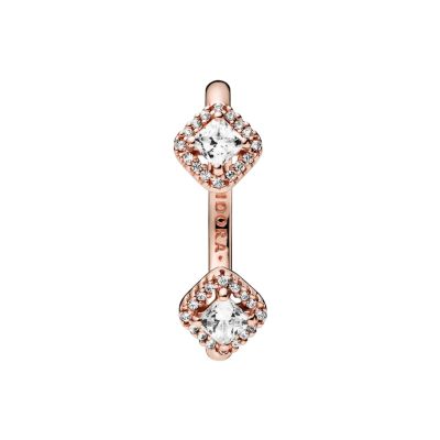 Pandora Rose 188506C01 Ring Damen Funkelndes Quadrat