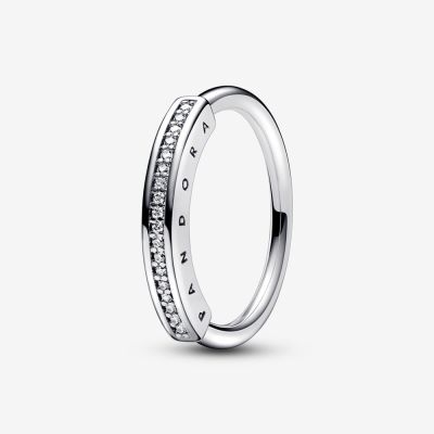 Pandora 192283C01 Ring Damen Signature I-D Pavé Sterling-Silber