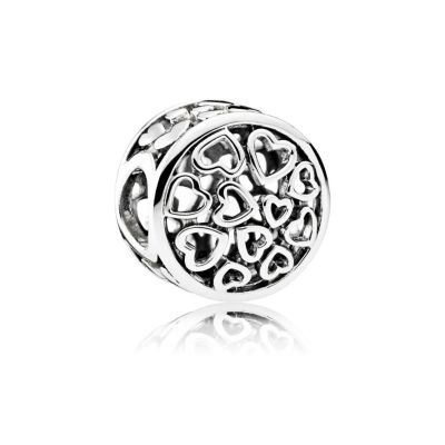 Pandora Charm Damen Liebesgefühle Herzen Sterling-Silber 791980