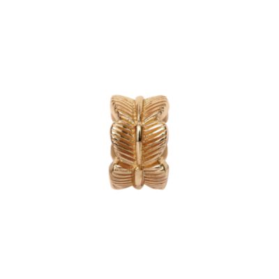 Endless 25350 Charm Element Leaf Damen Silber Vergoldet