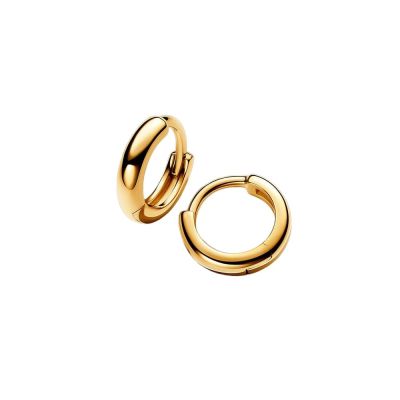 Pandora Ohrringe Creolen Damen Runde Huggie Vergoldet 262386C00