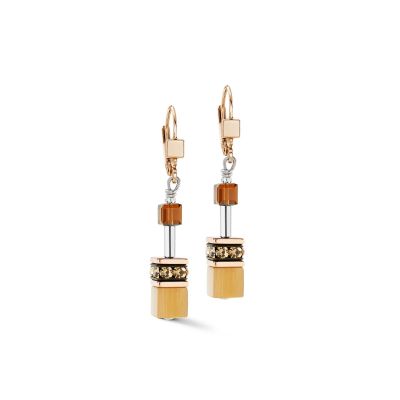 Coeur de Lion Ohrringe GeoCUBE® Iconic Mocha Mousse Rosé 2838/20-1100