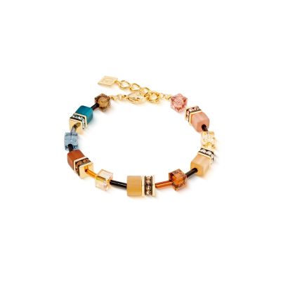 Coeur de Lion Armband GeoCUBE® Iconic Earth Mirage Goldton 2838/30-1131
