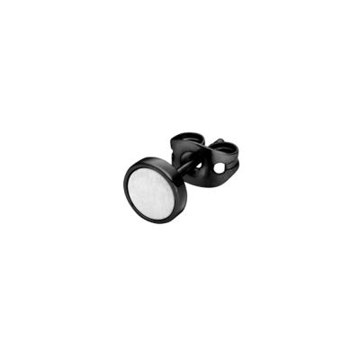 Monomania Ohrstecker Einzeln Orbis Edelstahl Schwarz 6 mm 31871-A1H