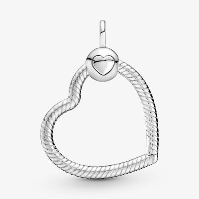 Pandora 399384C00 Kettenanhänger Damen Moments Herz O Pendant Sterling-Silber