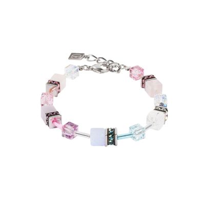 Coeur de Lion Armband GeoCube® Iconic Flieder Silberton 4905/30-1927