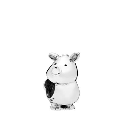 Pandora Charm Damen Rino Nashorn Sterling-Silber Poliert 798023