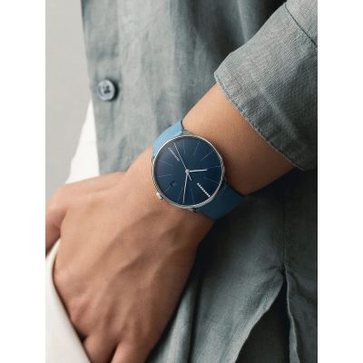 Junghans 27/4356.00 Damen-Uhr Meister Fein Automatic Leder-Armband