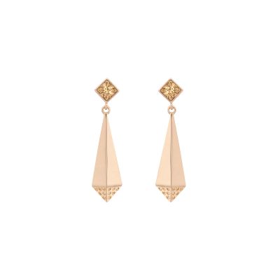 Lola and Grace 5251808 Ohrringe Ohrhänger Damen Rosé Kristall