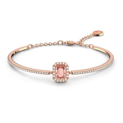 Swarovski 5620555 Armreif Millenia Zirkonia Oktagon-Schliff Rosa Roségold-Ton