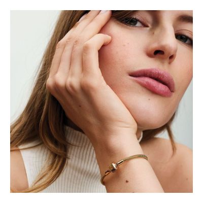 Pandora Schlangen-Gliederarmband Kugelverschluss Vergoldet 563390C00