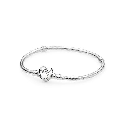 Pandora 590719 Armband Damen Moments Herz Verschluss Silber