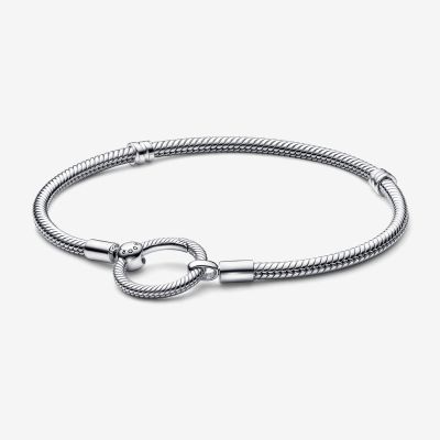 Pandora 592242C00 Schlangen-Gliederarmband Moments O-Verschluss Silber 