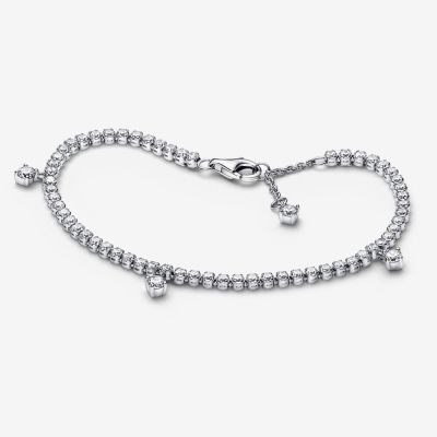 Pandora 592401C01 Tennisarmband Damen Funkelnde Tropfen Sterling-Silber 