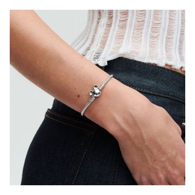 Pandora Disney 593061C00 Gliederarmband Moments Micky Maus Verschluss Silber
