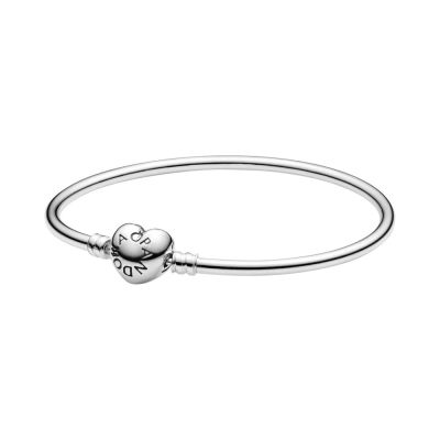 Pandora 596268 Armreif Damen Moments Herzverschluss Silber
