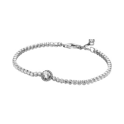 Pandora 599416C01 Tennisarmband Damen Funkelnder Kranz Sterling-Silber