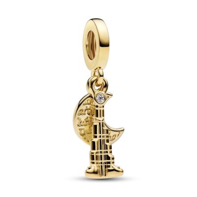 Pandora Charm-Anhänger Dubai Burj Khalifa 14 Karat Vergoldet 763991C01