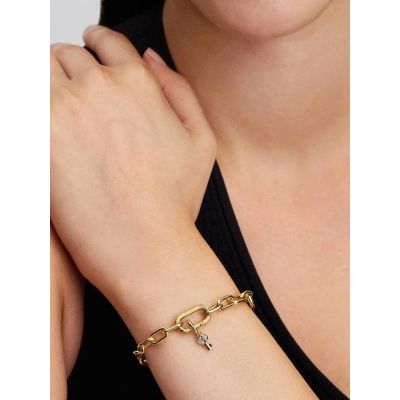Pandora Me Mini-Charm-Anhänger Schlüssel 14 Karat Vergoldet 764339C01