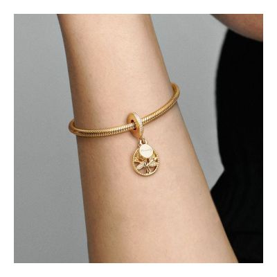 Pandora Charm-Anhänger Funkelnder Stammbaum Vergoldet 768661C01
