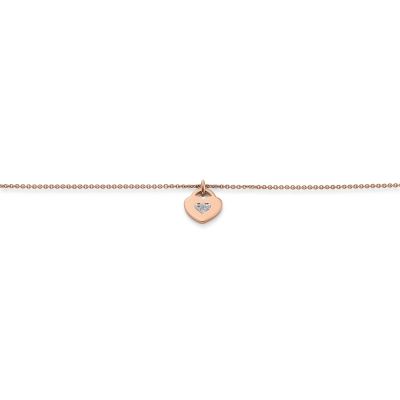 Viventy 778477 Armband Damen Herz Zirkonia Silber Rosé Vergoldet 19 cm