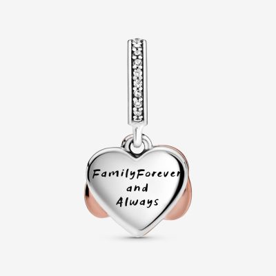 Pandora Rose 788878C01 Charm-Anhänger Funkelndes Unendlichkeits-Herz 