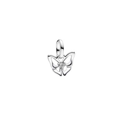 Pandora Mini-Charm Damen Schmetterling Sterling-Silber 793451C01