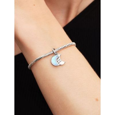 Pandora Charm-Anhänger Mondsichel Doppelt Sterling-Silber 794272C01