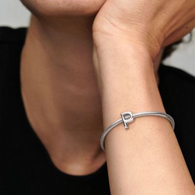 Pandora 797470 Charm Buchstabe Letter P Silber