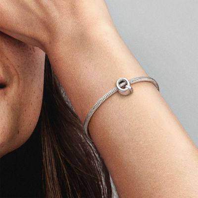 Pandora 797471 Charm Buchstabe Letter Q Silber