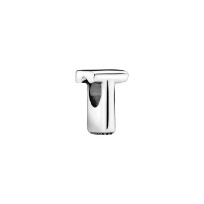 Pandora 797474 Charm Buchstabe Letter T Silber