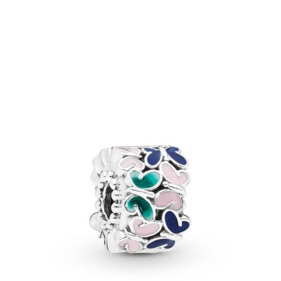 Pandora 797863ENMX Clip Charm Butterfly Arrangement Silber
