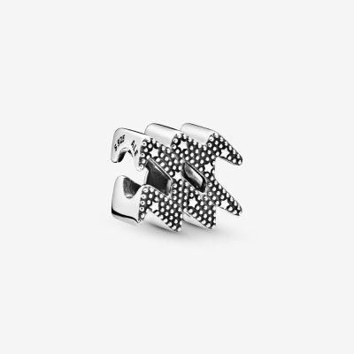 Pandora 798415C01 Charm Damen Funkelnder Wassermann Sterling-Silber