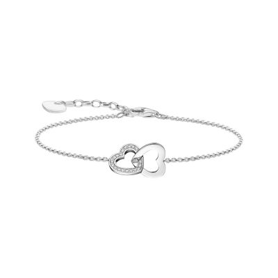 Thomas Sabo Armband Damen Verschlungene Herzen Silber A2163-051-14-L19V