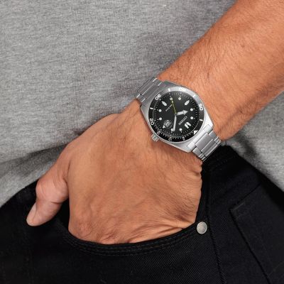 Citizen Herren-Uhr Eco-Drive Analog Quarz Edelstahl-Band AW1760-81E