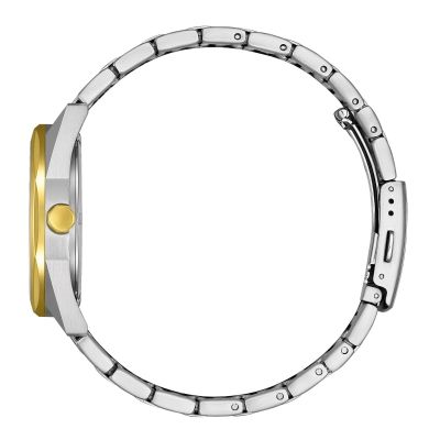 Citizen Unisex-Uhr Eco-Drive Quarz Edelstahl-Band Gold-Ton BM7624-82A