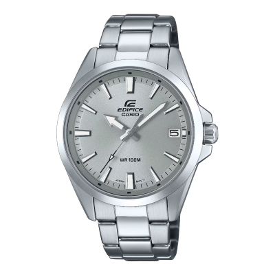 Casio Herren-Uhr Edifice Analog Quarz Edelstahl-Band EFV-100D-8AVUEF