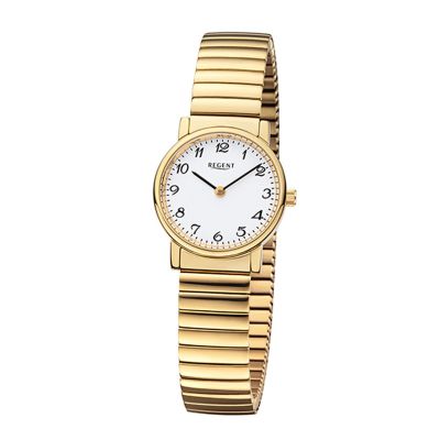Regent Damen-Uhr Analog Quarz Metall Zug-Armband 27 mm F-1243
