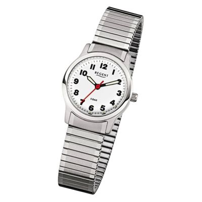 Regent F-898 Damen-Uhr Analog Quarz mit Zug-Armband Ø 28 mm