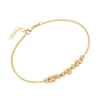 Karat Armband Damen Bewegliche Kugeln 375 Gelbgold 92029140200