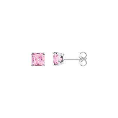 Thomas Sabo Ohrstecker Damen Pinker Stein Sterlingsilber H2174-051-9