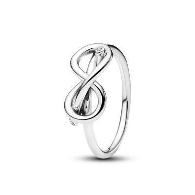Pandora Ring Damen Unendlichkeitsknoten Zirkonia Silber 193759C01