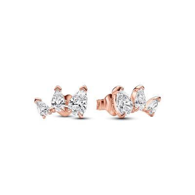 Pandora Ohrstecker Funkelnde Birnen Zirkonia Rosévergoldet 282836C01
