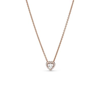 Pandora Rose 388425C01 Halskette mit Anhänger Damen Funkelndes Herz