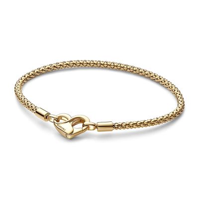 Pandora 562731C00 Armband Damen Moments Studded Chain Vergoldet 